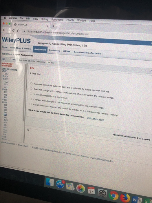 Chrome File Edit View History Bookmarks People Window Help C0 https:/edugen wileyaluis.com/edugen/student/mainfr.uni WileyPLU