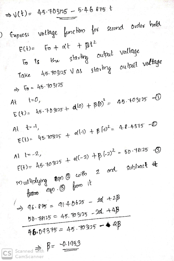 つult): 45.163,25-5.46 $15 t Vblläqe unc Take 45-和3/25 Vas gtaikný oubíl voltage to= 45.703125 At t 0, E(t): 45 . 구 b 3125 tal
