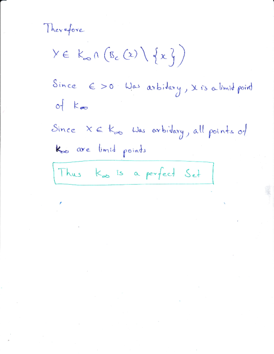 Thes fore Since χ e koo was oYbJary) all points f。 Thus K s apefee S
