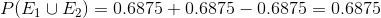 P(EUE 0.68750.6875 0.6875 0.6875
