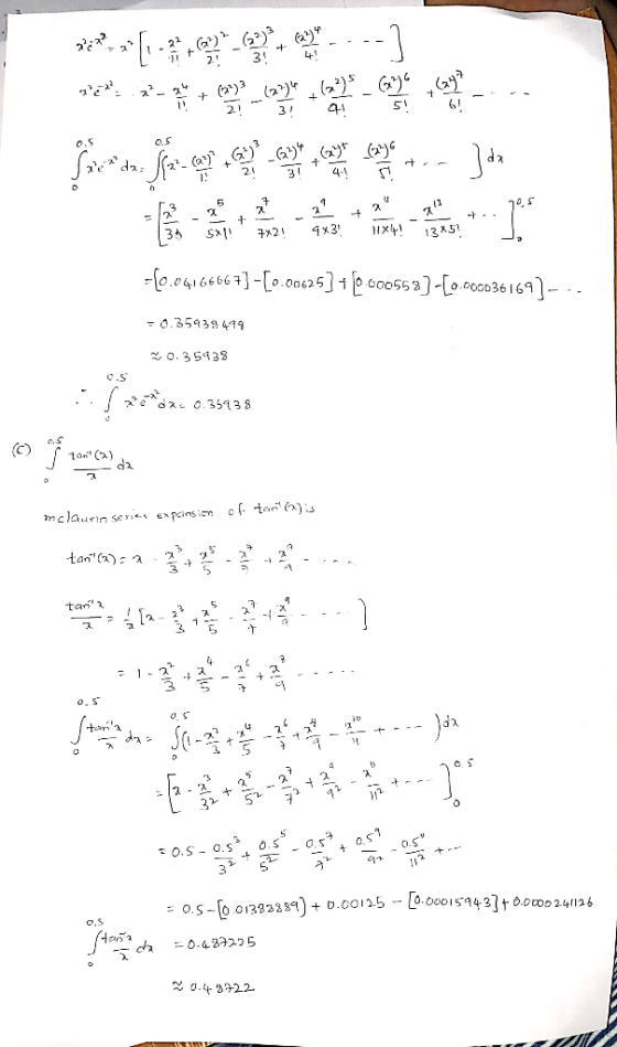 + 4 + (2*)3 21 3 i d7 3 4- 4x3 34 SI 7x2 13 5 04166663] -[0.00625] 1 0 00055 3) -Lo.000036169)- DO 0.3543414 .35438 .s .35138