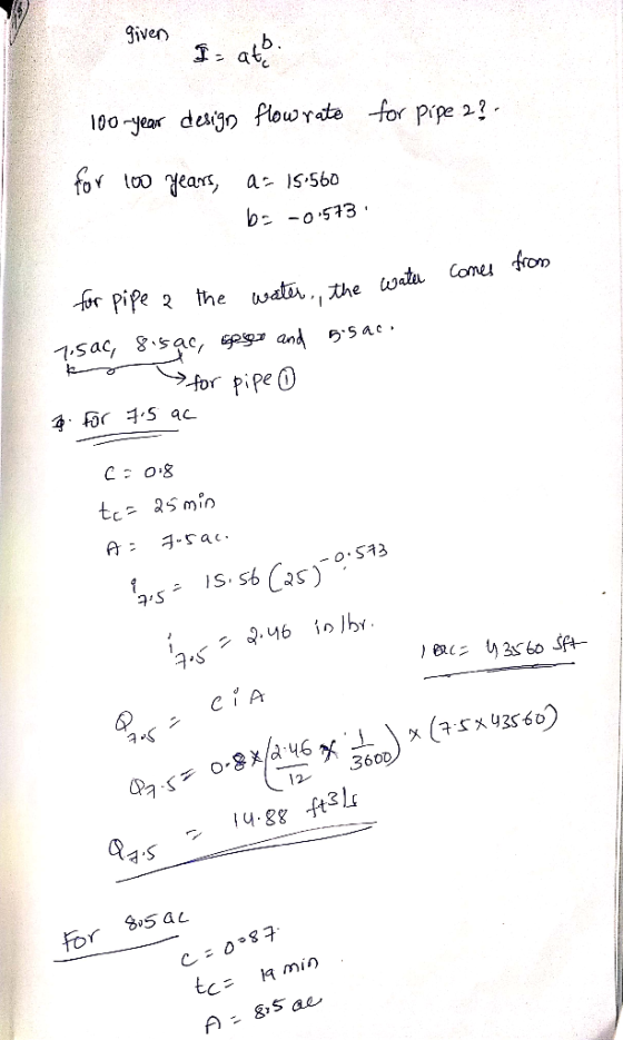 Iiven 100づear desgo flowrate -for p b- -0 513 for pipe 0 Pr c i 36 3600 0% mif)