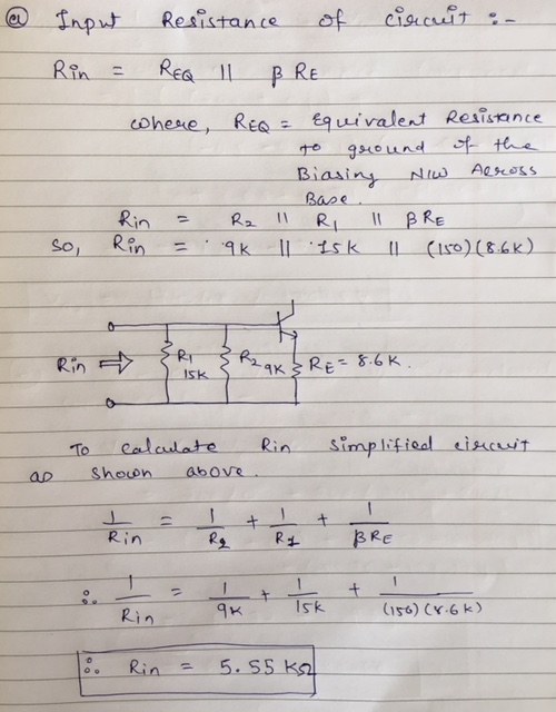 np Resistanie of ciscT cohege,一REQ: Equivalent Reinnce iasiv Base ー.nlu)-Ag an Shoon above Rin Rin 9K ISK 156) Cv.6k)