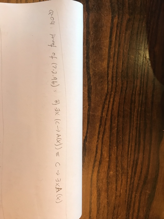 O4. Prcef of (7.2.4b) )ax (c A) =CxA )