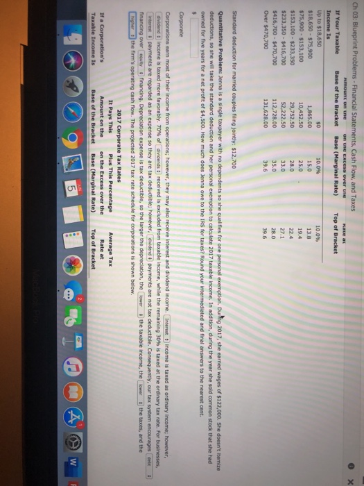 ( 7) Ch 03: Blueprint Problems- Financial Statements, Cash Flow, and Taxes Amount on tne on tne Excess over tne KALE au If Yo
