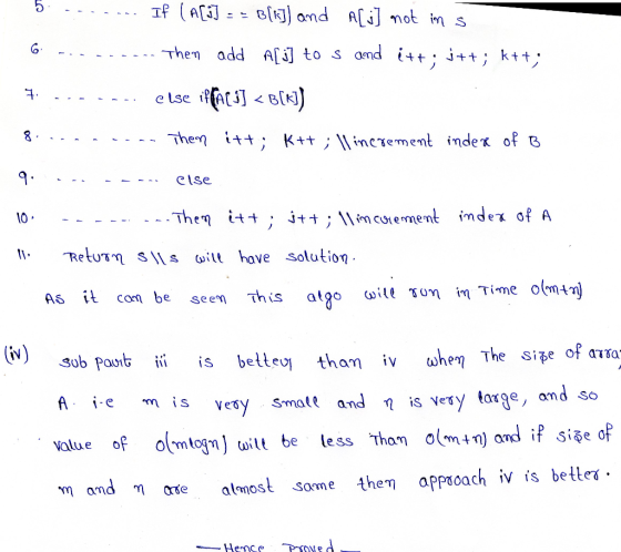 omd A mot in S -- Then add A to S amd i++. j+t ktt 1 hen Kincrement index of 3 cise 10 As it con be seen This ato ile Ton in