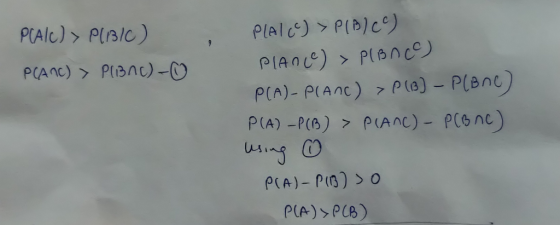 panc) > p(BAC)-0 P(A) -P(B) PIAC)PCG nc) us PA)PB)
