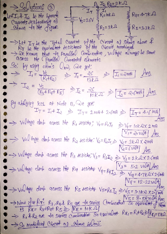 luetion Le+I,T le tHe anch Cusrents des Leatively a IT VI Ry= 47k2 REE3.3k2 R23k Cuetent Me Circut a shoun above ->Let IT be