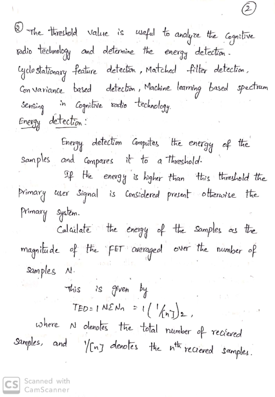 2 The treshold value İS useful to analyze tte adioe and detemine he ne dete yle statimary featurMked filtey detecbion e ene