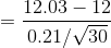 12.03 - 12 0.21/V30