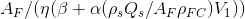 AF/(a(psQs/AfPFc)V1))