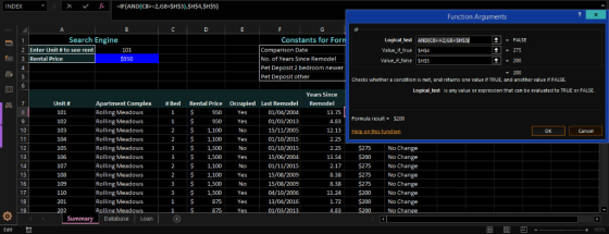 1 3 INDEX Function Arguments CP Search Engine Constants for Forn Logical-test AND(CE>-2,G3cSHS3ǐ Value_if true SH$4 Value_if