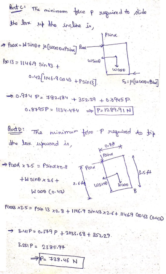 Pant c The minium ce p uied to Ade He or u the indlhe in Psind Pood-sinet C04Psin Poad Pan 13=11469 Sin 3. + wSine wase Fs O.