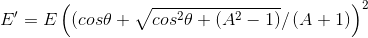 E E((cos + cos20(A2 - 1)/ (A1)