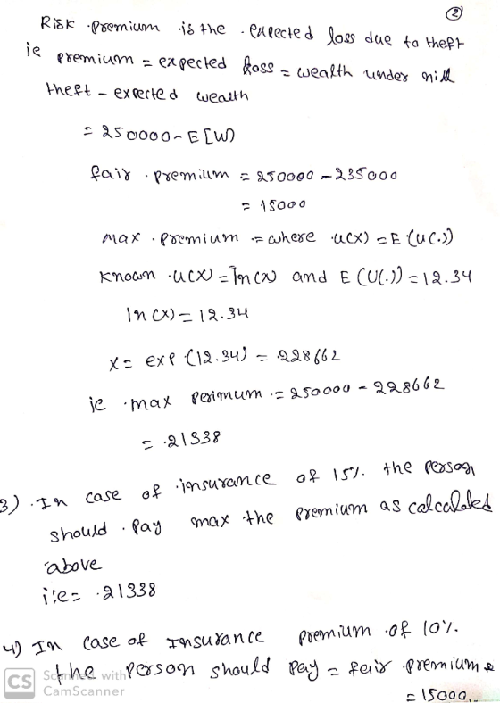 RiskPemium encectedloss dug to thep exemium ex pectedgass- wealth Umdes ni ie heft ex Recte d weasth gair pyemium s000023S00a