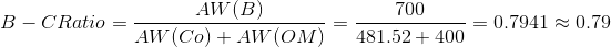 AW (B) 700 -0.7941 ะ 0.79 AW (Co AW (OM) 481.52400