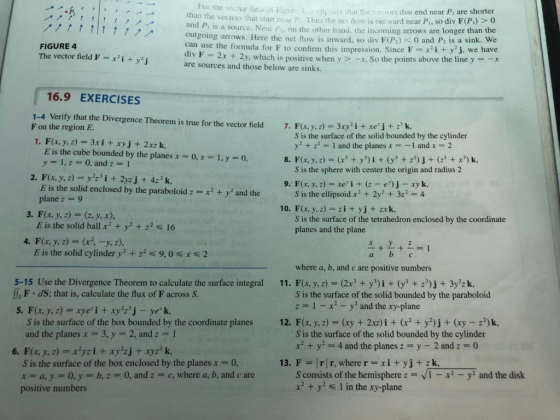 For the vector fied than the vecto and outgoing arrows. Her can use the formula for F to confirm t n rigtppors that the vecio