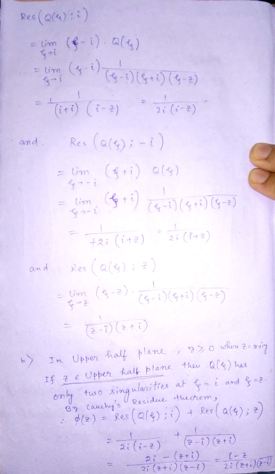 Res(as)) = Linn s-1) 计)(1-2) andRes (als)-) γη 2i i-2) Res (Q(4)?) and 2) tim (5- .eiXsti)G-う