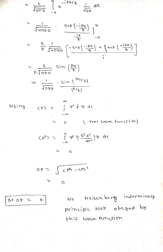 ipa J2H CT unka - G pa + exp unka pe wis palk Sim P/k) using p dx yeo Cave functi on) p alx OP \ berg inderminacy Heisen No X