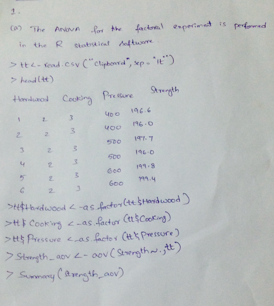 in the R statisticaf oftwore > head!七t) anla Cookin Pre trey Te sSure 46o 1946.6 2 2 3 5DO 197. 7 50。196.0 600 199.8 6oo 194.