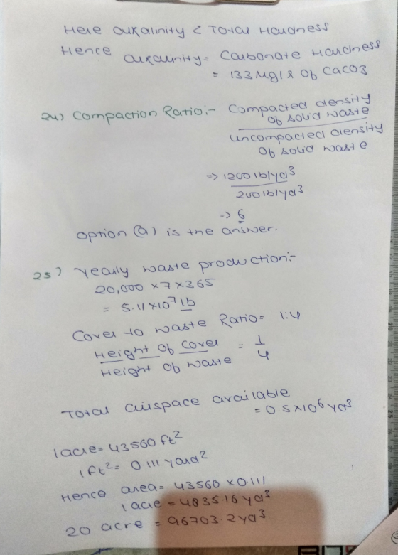 Here oukalinity TOHau HCuaness FHence aurauiniY Caub0nate HCudness 133 Mg8 O Caco3 Compaction Roatio Compacte d alensHY Ob 40