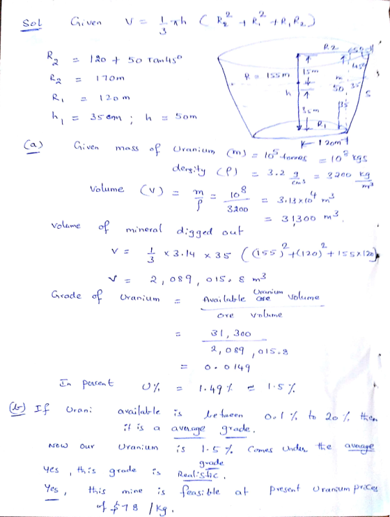 Given +R,R,) Sol 50 tants 17Om 2o m 3S ann 5om 11 Ca K120m mass Uranium Cm toforres (O G S devg ty CP) 3.2 -- Volume 3,13x (0