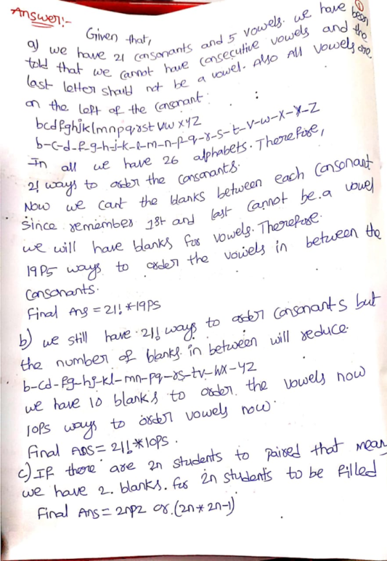 CnSonants an 5 vowes ue amothaue (nsecuve we hove 21 teld that we lost- loto sha ds and ecutive vow -n-p-9-5-s-t-V-u,-X-Y-Z 2
