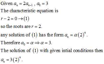 Given a,-24,-1 , 4 The characteristic equation is so the roots arer 2 any solution of (1) has the form a (2) Therefore aaa3.
