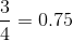 -= 0.75