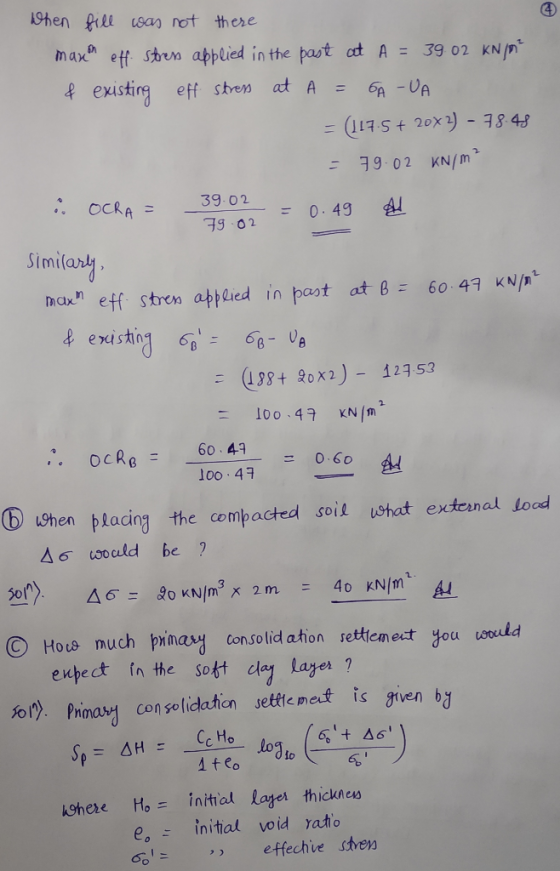 Shen fill Lsan not there 4 max etf stren applied in the past ct A = 39 02 KN m & existing at A = eff strers bA-UA (117St 20x2