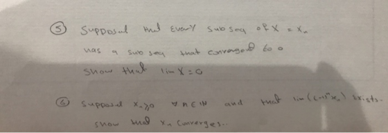 Supposal Hd Every nat convage too nas Suo se Suppost xy9 aand hou a Converges.