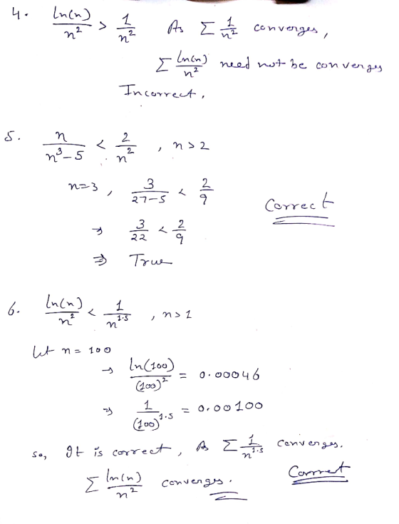 lncn Convengs 2 2 need nut- be con ven zrj Tncorrect 2 2 5 2L nz3 Correc t 37-S 2 Trw 1 1.5 InCs00) 0.ooo46 1 Ooo100 1.S Cenv