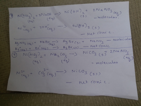 2 NaA (04) (44 molecalaY Ni 2 +2Naot (44) 9) (a4 21 Ni 20 H 2 cay Net coi c hmolecula Na NU3 AS BYCS Na Br Can BY CAG Ag No3
