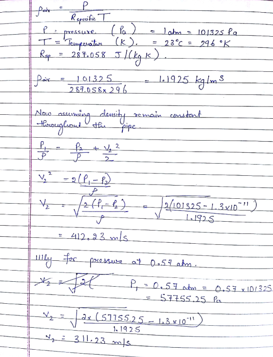 Rsprokie T PESSUTE Tenpesatar (k labra 101325 fq 296 °K 2 3eC 287,058 L0L32 5 1.1925 2 87.0S8x 29 6. Nous remain cemsdant Pip