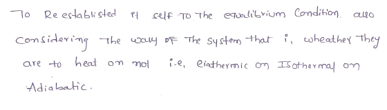 Re establisted To clf To The qulibvium Condition aulio Comsidering ,wheathe They The cuy PF The System that heat e, eiatheYmi