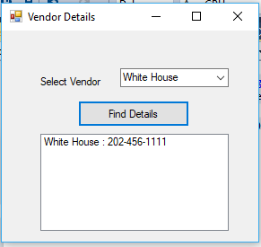Vendor Details White House Select Vendor Find Details White House: 202-456-1111
