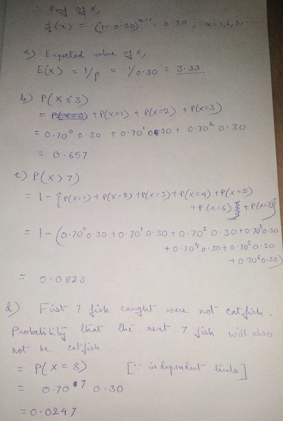 a 30 ,2, 3 3O EK yo 30 3. 33 P(X3) 2 =0.70 O.30 t o 70 030 t O 70 O 30 657 Px-2 tx3) x-4) t P(xs) + P (x-6 1-1e1 1- 30 + o 70