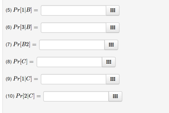 (6) Pr3)B (7) Pr[B2]- (9) Pr[1C1- (10) Pr[21C]-
