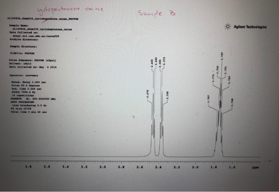 Agilent Technologies Data Collected on ernat.set uow.du.au-inov 500 Barple directory Dsta celleeted on: Hay 2034 elax. delay