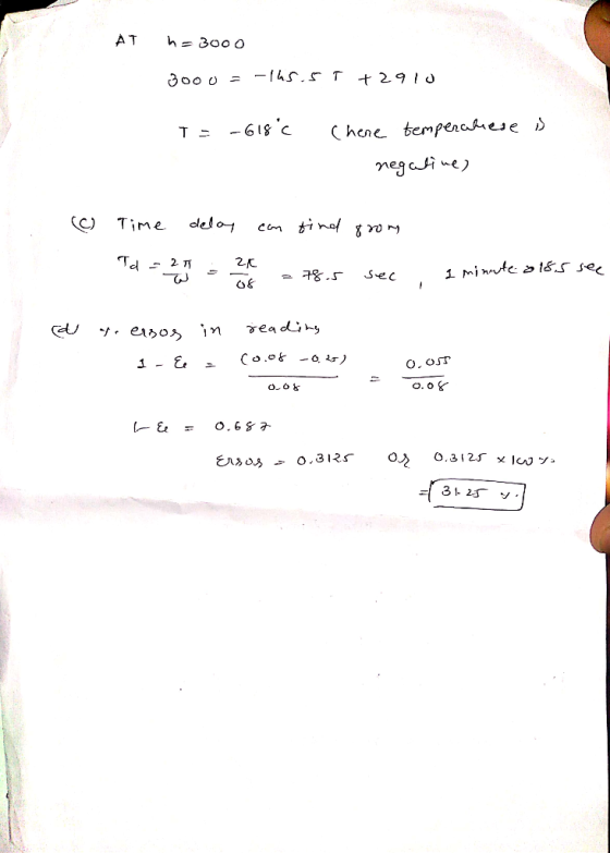 AT -I4s.S T +29I J 300= -618 C bempenatese hene T neg ati ne) Time deda Cm 1 minte o 18S se Sec ea dh 1 - O.oST o. o O. 6S O,