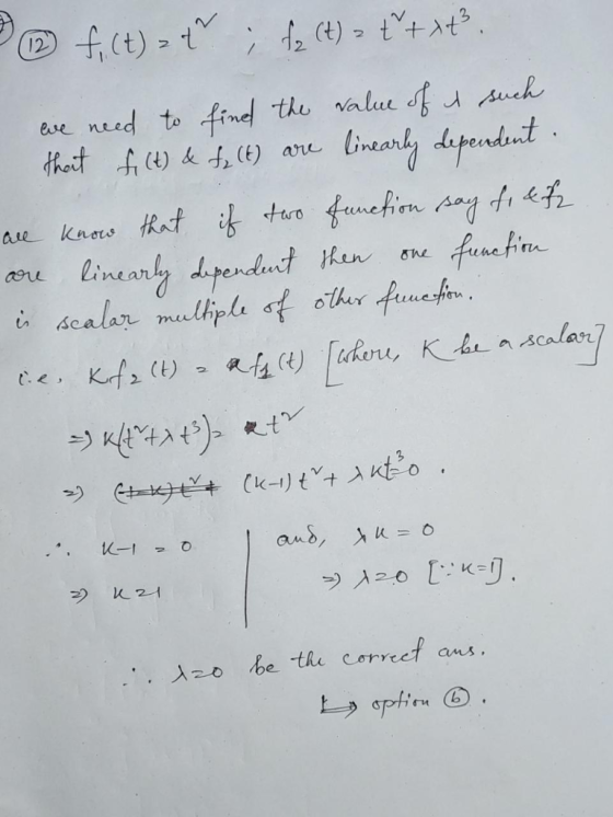 / 12 eve need to find the valu-4d Aude Cuse fe aue kaos ou linear enalin mulhipl n Scaan