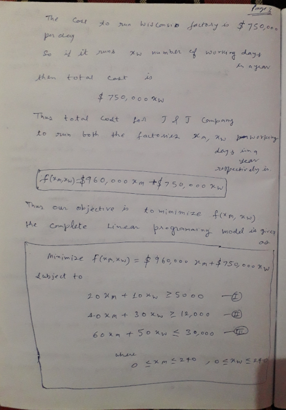 pnouaフ $750, o o o w J Company Thus total t on days in Yem ef(Xn,xu)本9 6 o, oooX.mt$750/。oonw vn.cn imize t rf.(Xp, 싯w. the C