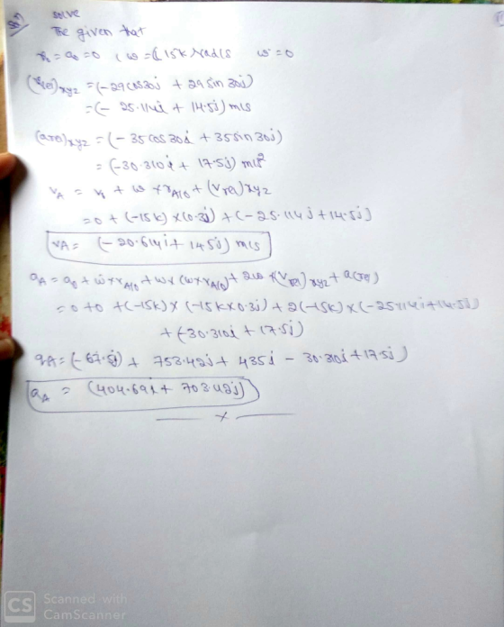 SLVe te given Na («те)xy: (-3.scs au + 3san 36J) At6 CS Scanne CamScanner
