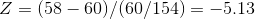 Z (58-60)// (60/154)--5.13