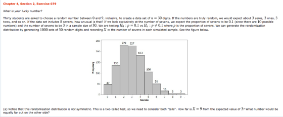 Chapter 4 Section 2 Exercise 079 Thirty Students Are Asked To Choose A Random Number Between 0 