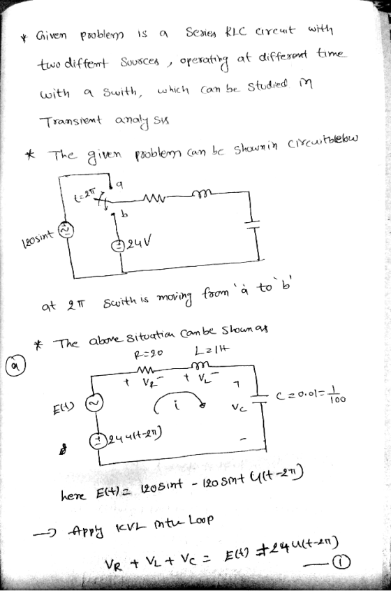 usces , oreYaty at different me- with aSwith,hcC e studied 大The given Poblem dam 20Sint 9.4 V at 2π Saithis movin] from a to