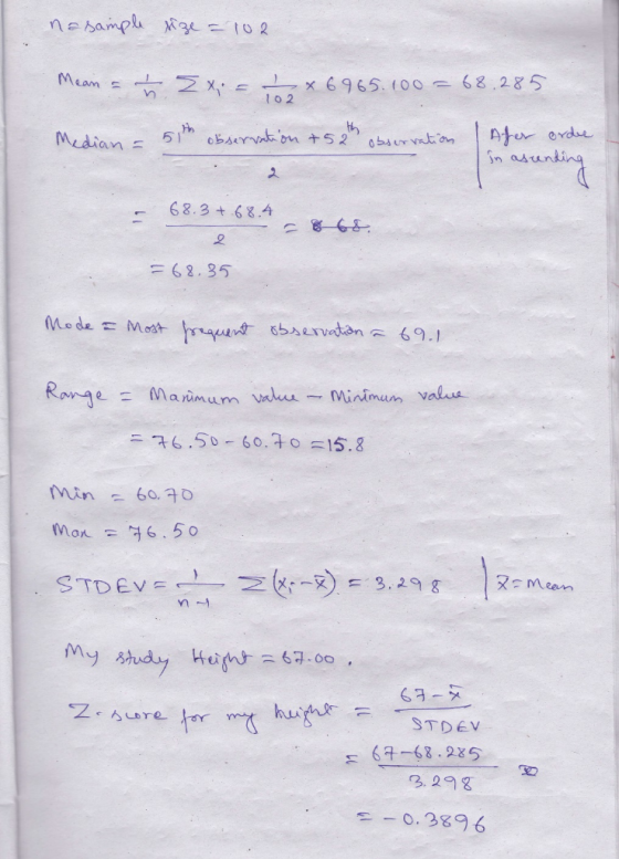 means: 2x,., 10.2 x 6 9 65. 100.- 68 285 V) in asunli 68.36.4 62.35 二76.50-60.70 -15.8 min = 60,升。 (x,--3) 又 mean STD EV 3.29