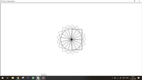 X Python Turtle Graphics Spyder 13:38 ENG 11-06-2019