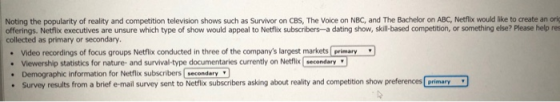 Noting the popularity of reality and competition television shows such as Survivor on CBS, The Voice on NBC, and The Bachelor