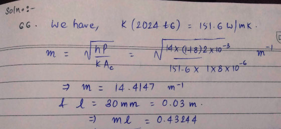 Solno K (2024 £6) We hare, 1 .6 wink CG . Ac 6 지 1ニ 80 mm. = 0.03 m. 可 ml =0.43244